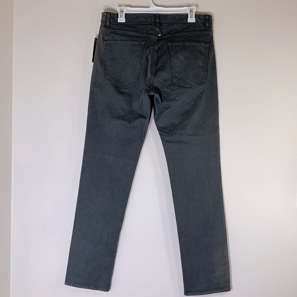 NWT. Theory 33 High-rise Straight Leg Shark Skin Jeans. - Picture 8 of 10